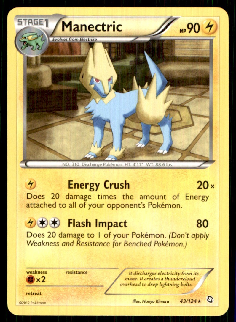 2012 Black & White - Dragons Exalted Manectric Stage 1/Rare #43