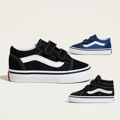 VANS  Kids Old Skool/Sk8 Mid V Shoes (Toddler)