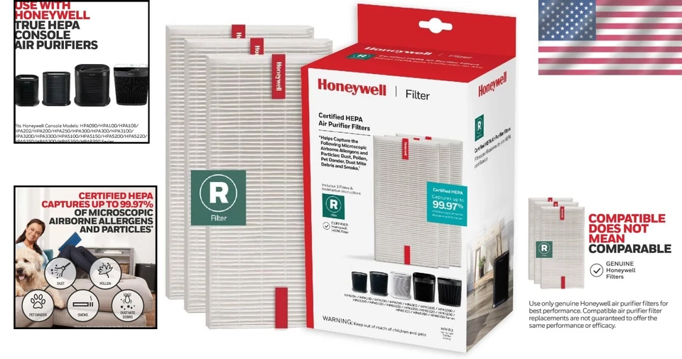 HEPA Filter R - Compatible with HPA Series Purifiers - Image 2 of 4