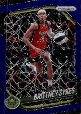 2025 Panini Prizm WNBA #121 Brittney Sykes Blue Velocity Prizms