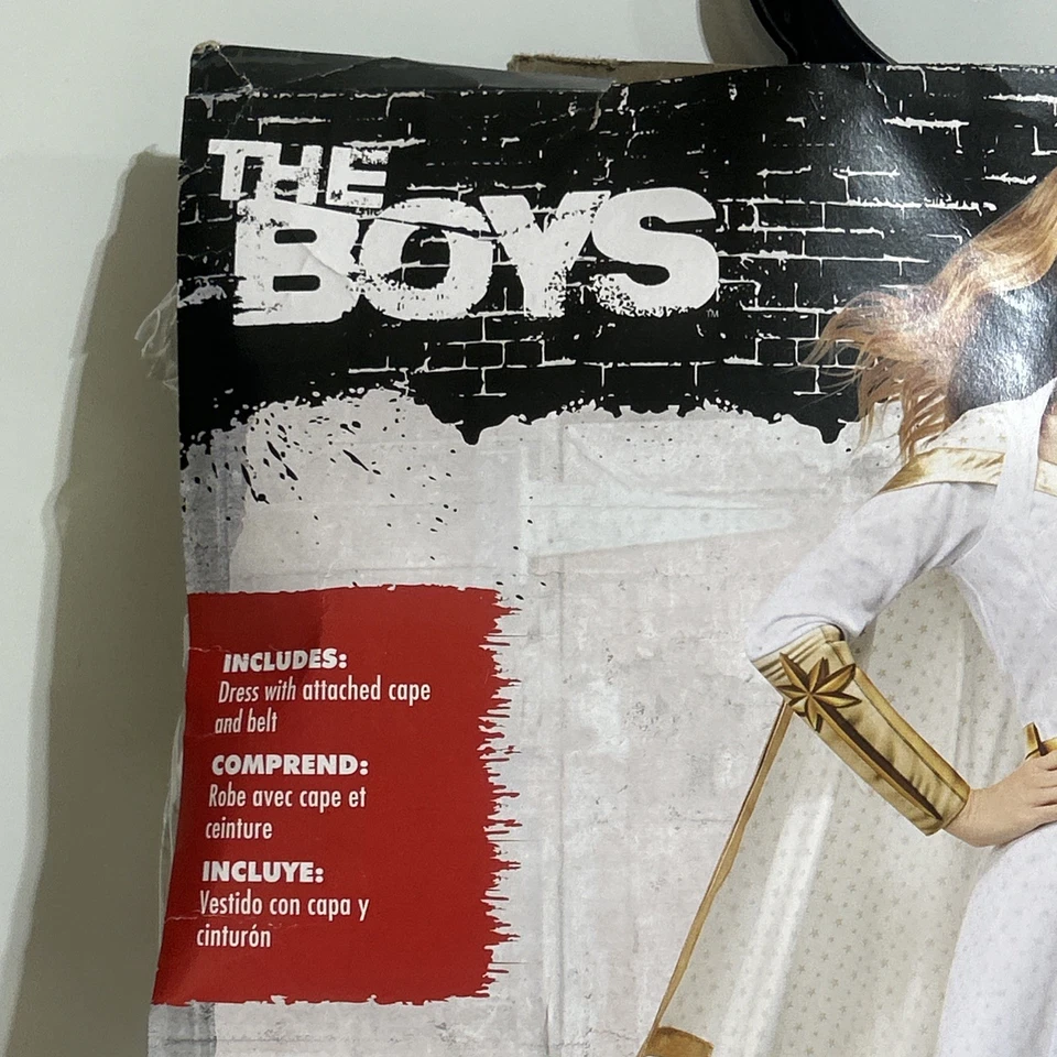 The Boys: Disfraz Starlight Adulto PEQUEÑO 4-6 Vestido con Capa y Cinturón (TODAVÍA SELLADO) Foto 2 de 4