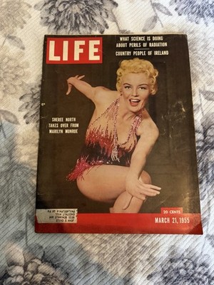 VTG Life Magazine March 21, 1955 Sheree North Takes Over From Marilyn Monroe