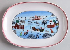Villeroy & Boch Naif Christmas Appetizer Tray Plate 11633515