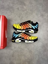 Nike Air Max Plus Men’s Shoes Black/Baltic Blue/Safety Orange HV2526-001 UK 9