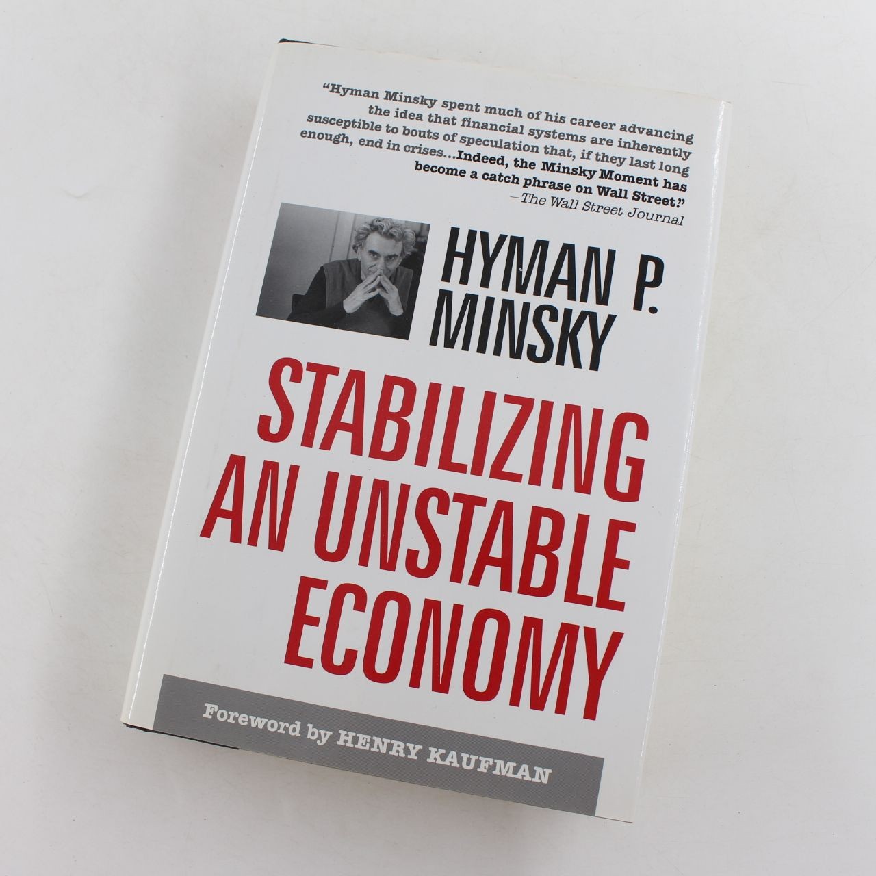Stabilizing an Unstable Economy Book by Hyman P. Minsky