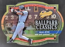 2003 Fleer Authentix Derek Jeter Ballpark Classics #1BC New York Yankees TD4