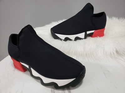 NEW NO BOX EURO 35 / US 5 iRi WES Black Red Low Top Sneakers Shoes