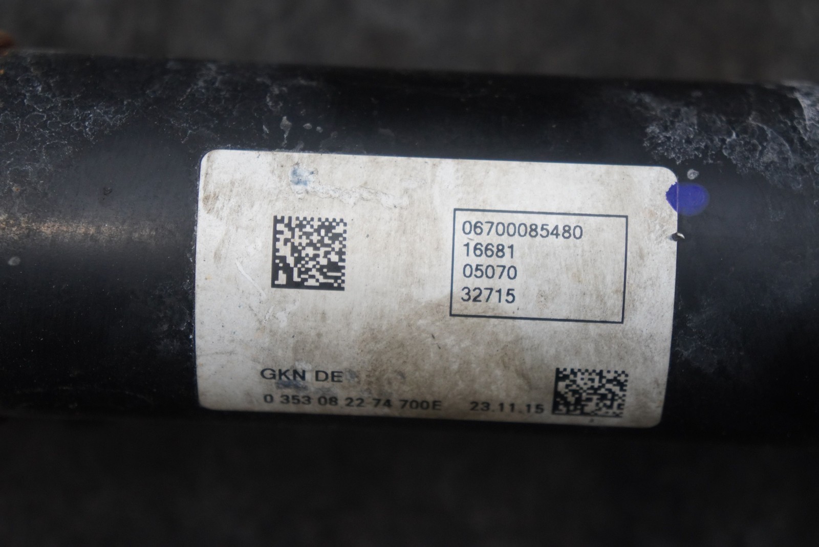 Front Prop Drive Shaft 670008548 Maserati Quattroporte S Q4 M156 2014-17+ Ghibli