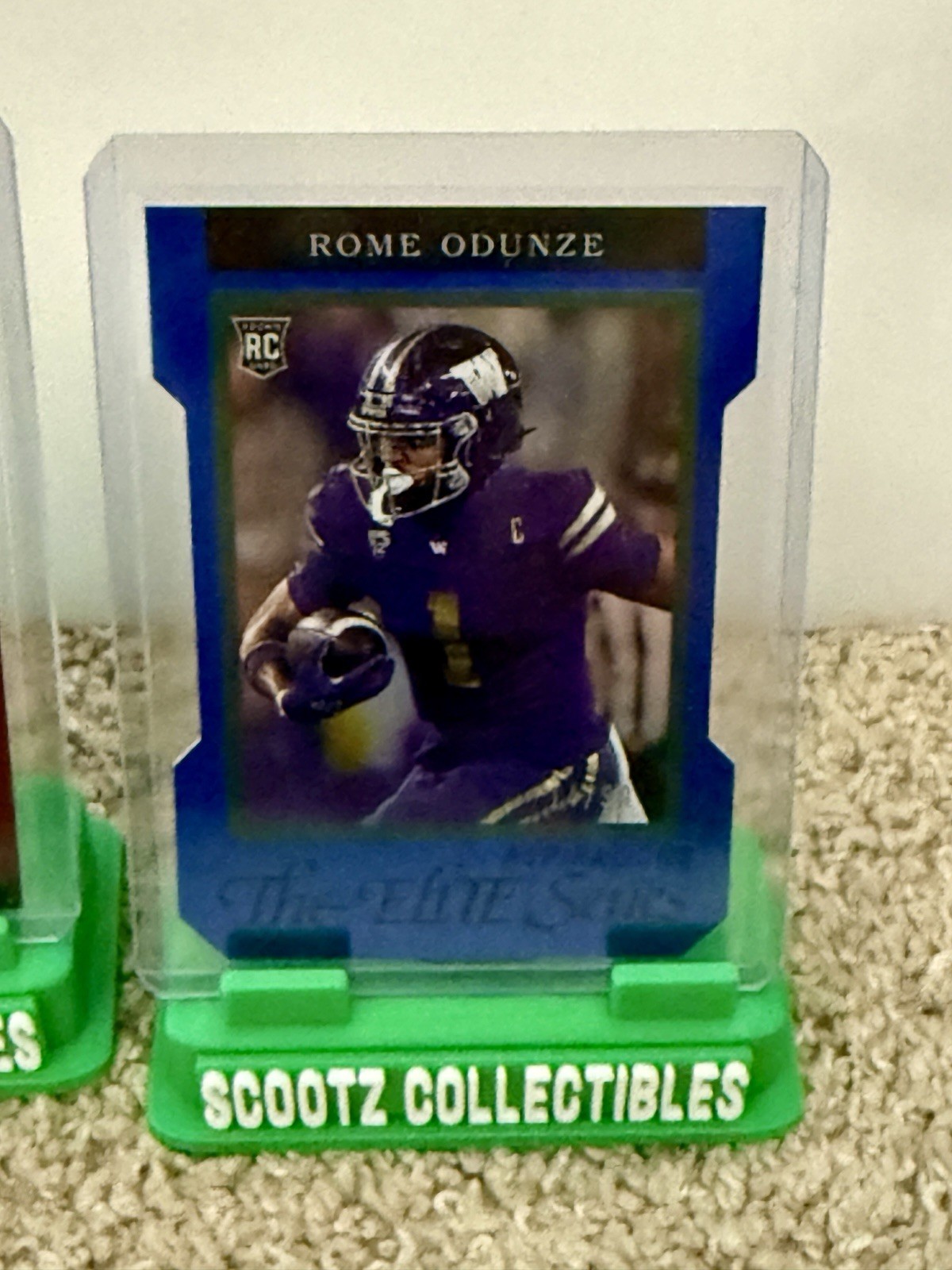 Rome Odunze Panini Donruss Elite 1992 Elite Rookies #6 Aspirations Die-Cut