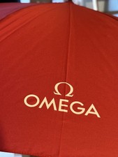 Omega Watch Umbrella official. Large Model full red. NEW