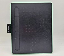 Wacom Intuos Small graphics tablet in a black finish with a pistachio green