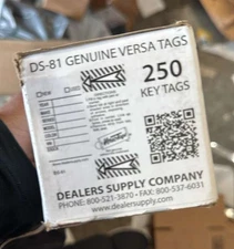 DS-81 Genuine Versa Key Tags – Pack of 250