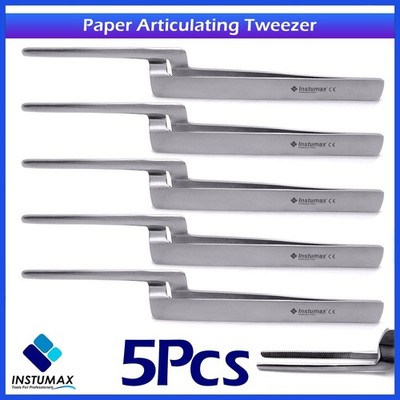 SET OF 10 Paper Articulating Forceps Dental Holding Instruments Stainless