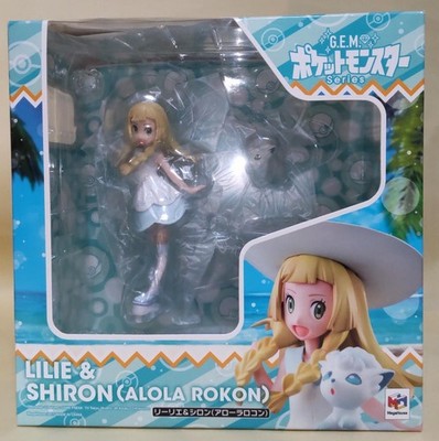 Pokemon Lillie & Alolan Vulpix (Snowy) G.E.M. Series Figure
