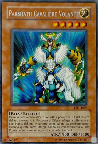 Parshath Fliegender Ritter - Selten - Turnierumschlag 6 - TP6-IT007 - Ita - Neu