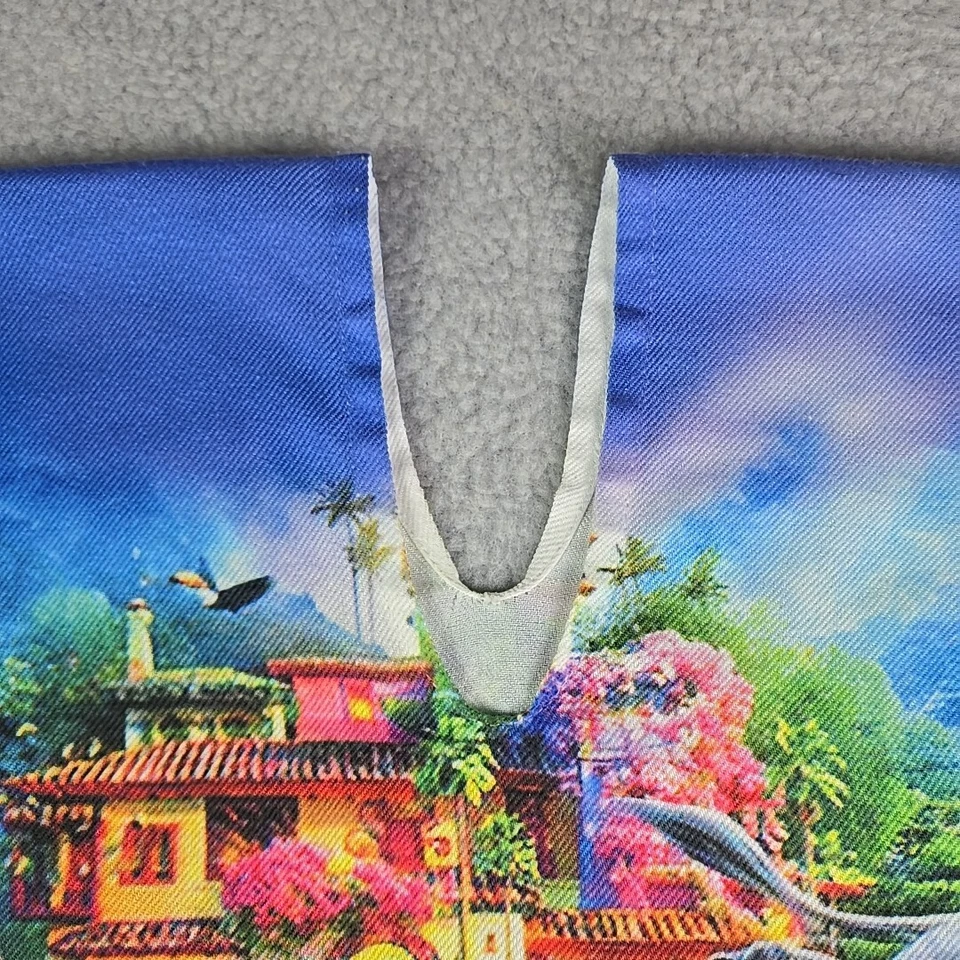 Disney Encanto Poncho One Size Multicolor The Family Madrigal Fringe - Image 2 of 4