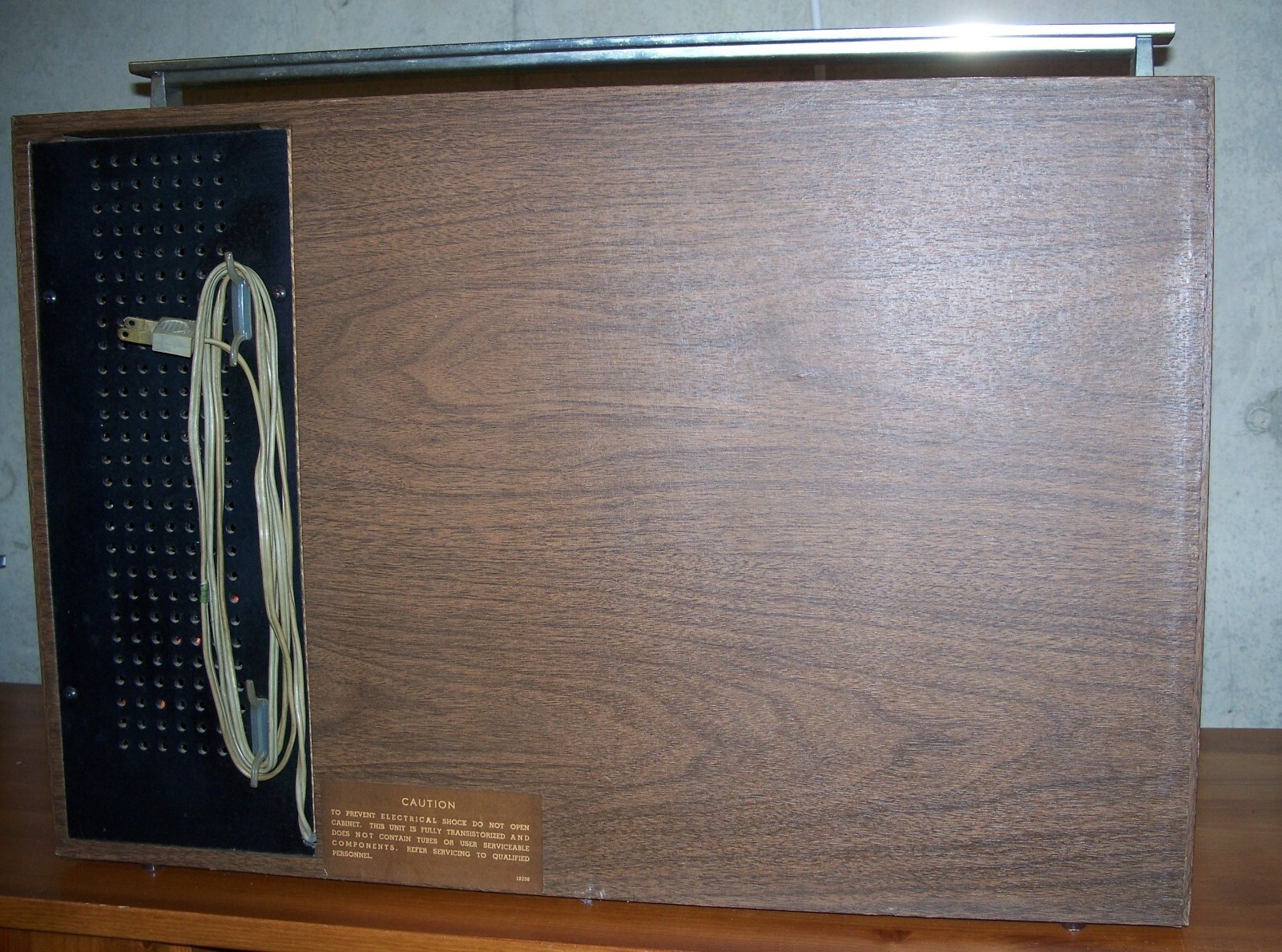 Vintage Zenith X560W Console Turntable LP Record Player, Works, Needs