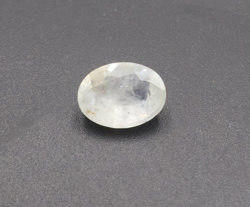 Natural White Sapphire Oval Sapphire 6.00 Cts 12.5x9.5 mm September Birthstone - Picture 3 of 5
