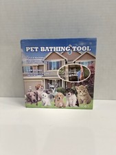 Pet Bathing Tool Sprayer And Scrubber In One Compatible With Indoor Shower New
