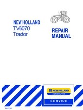 New Holland Tv6070 Tractor Service Manual Repair Shop Book