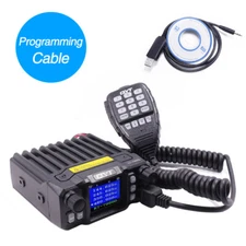 QYT KT-7900D 25W Quad Band 144/220/350/440MHZ Mini Car Radio KT7900D + USB Cable