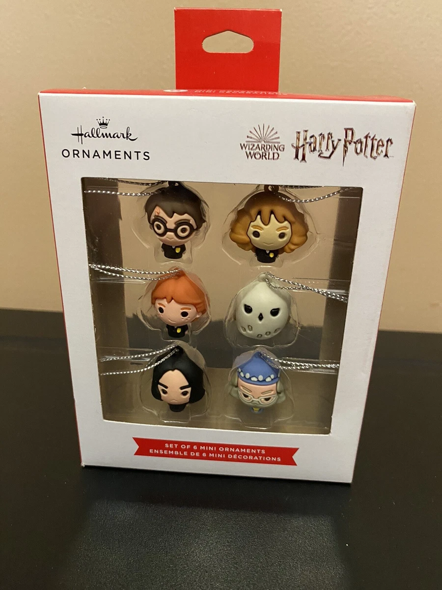 HALLMARK ORNAMENTS HARRY POTTER SET OF 6 MINI ORNAMENTS DISPLAY FIGURES  HANGERS