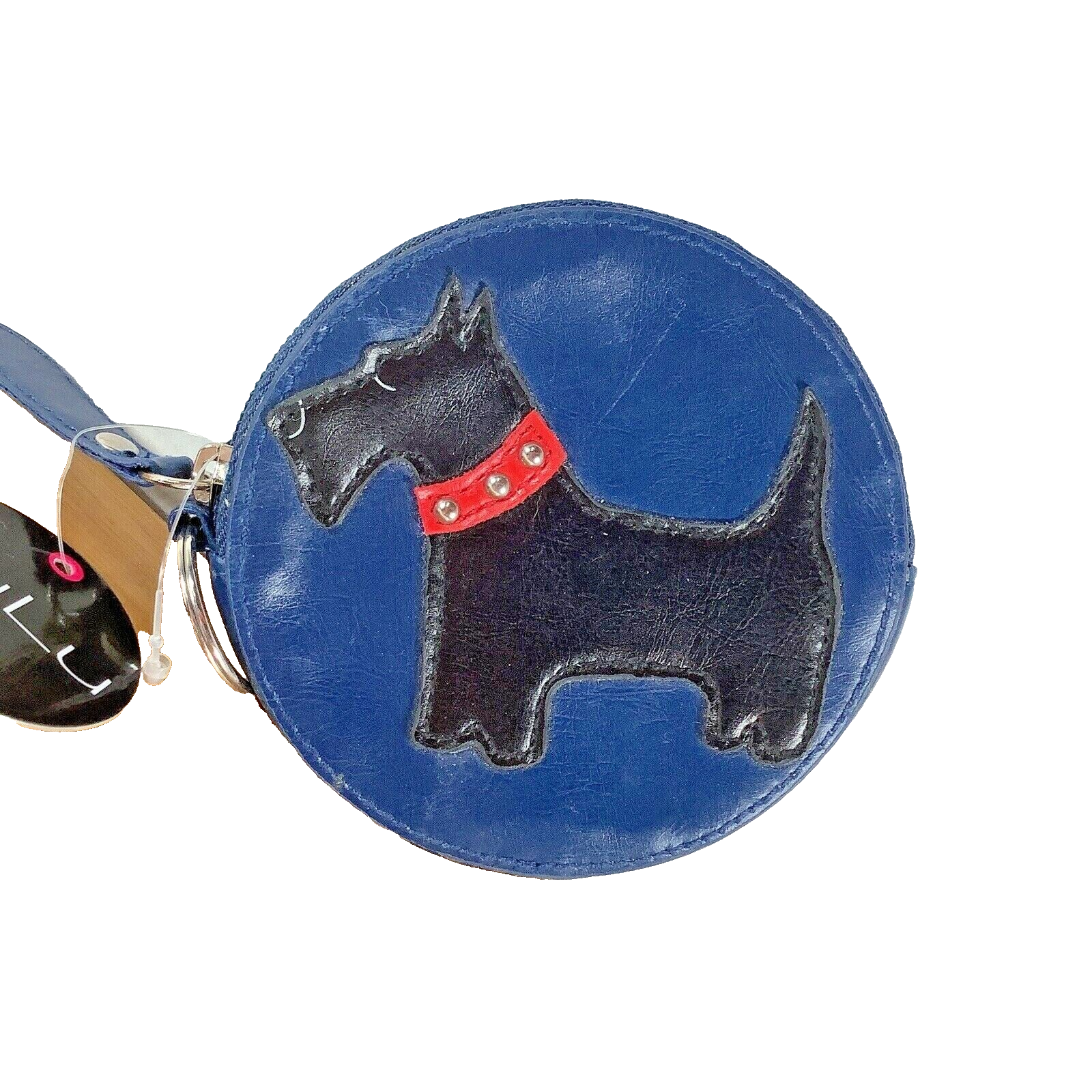 NEW Lu Lu  Blue 4' Zippered Change Purse SCOTTY DOG