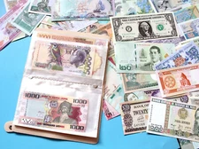 100 Different World Banknotes From 100 Countries Currency Collections With Album