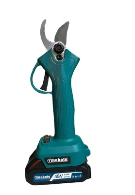 TMAKOTA Forbice Cesoia Makota a batteria da potatura 48V 3.0AH taglio 30mm 2 batterie