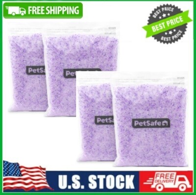 PetSafe ScoopFree Lavender Scented Crystal Litter, 4-Pack ScoopFree Litter
