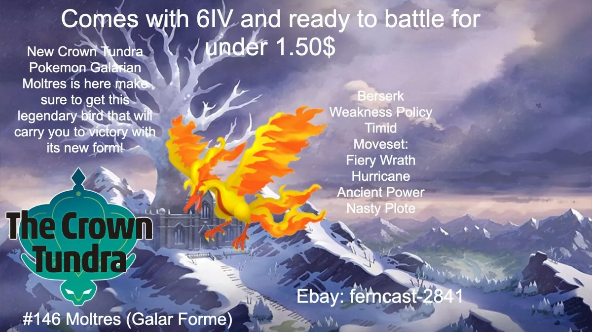 Shiny Galarian Moltres looks the best out the three :  r/PokemonSwordAndShield