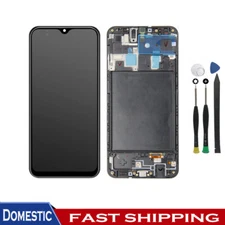 For Samsung Galaxy A20 2019 SM-A205U LCD Display Touch Screen Digitizer Frame