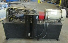  PARKER VICKERS 15 HP HYDRAULIC UNIT 3000 PSI PVQ32-B2L-SE1S 15 GPM 