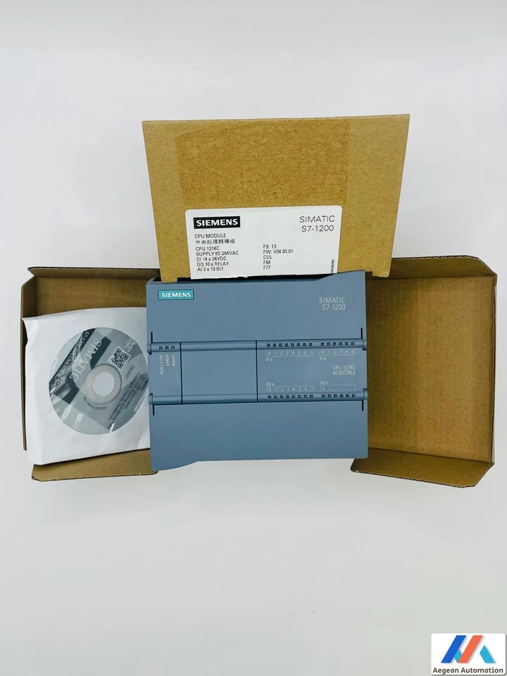 Siemens Simatic S7-1200 6ES7214-1BG40-0XB0 CPU 1214C 6ES7 214-1BG40 Nuovo OVP - Immagine 2 di 4