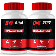  2 Pack Dyno My Grow Men Capsules, DynoMyGrow Maximum Male Performance Pills