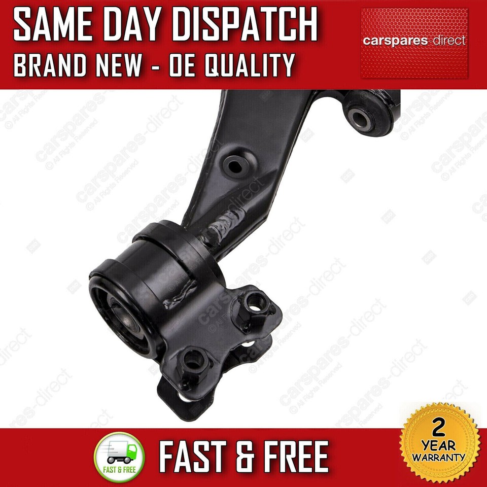 Pair Of Rear Lower Control Arms (Wishbones) For Ford Focus MK2 2004-2012 - Complete Kit With Bushings