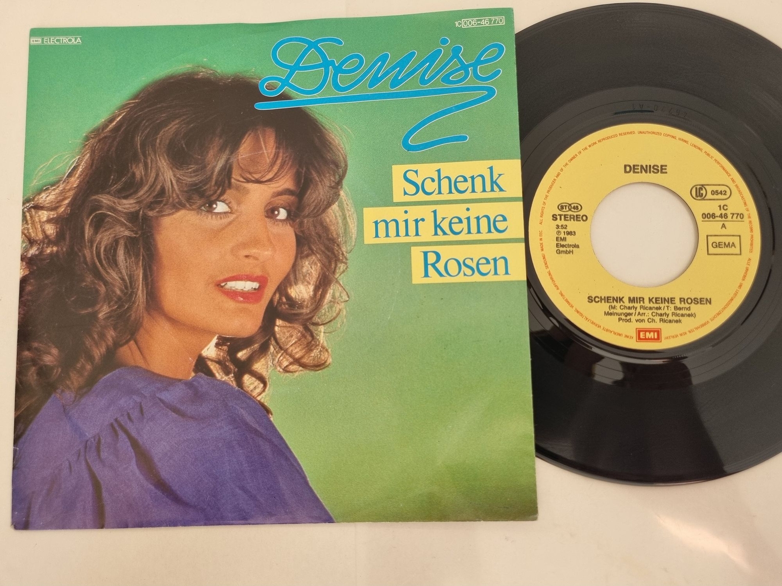 Denise - Schenk mir keine Rosen 7'' Vinyl Germany