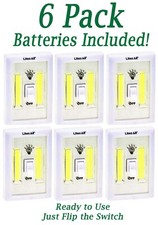 Led Night Light 200 Lumen Cob Led Emergency Cordless Battery Powered Switch Lamp