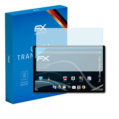 atFoliX 2x Displayschutzfolie für Chuwi HiPad XPro Schutzfolie klar Folie