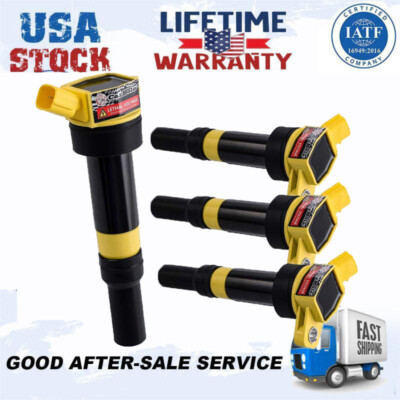 4 Ignition Coil Pack For Hyundai Kia Elantra Tucson Forte Soul 273002E000 UF651