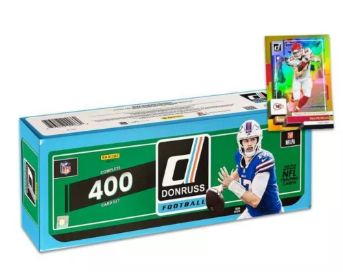 2022 Panini NFL Donruss Football Trading Card Premium Gold Stock Complete Set