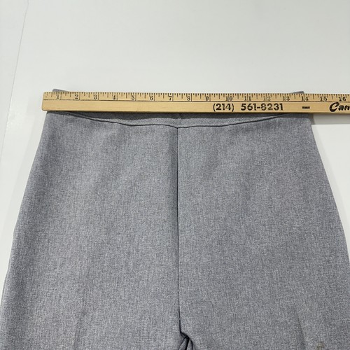 Vintage Bend Over Gray Slacks Pleated Dress Pants Stretch Womens Size 28x27 - 第 9/11 張圖片