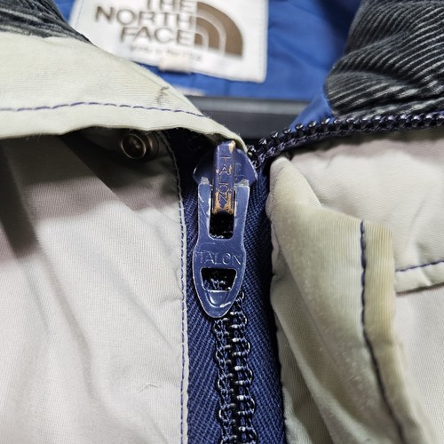 Vtg The North Face Jacket Brown Label Mens L Down Puffer Corduroy Collar USA - Picture 6 of 19