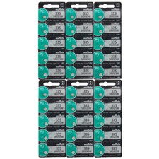 30-Pack 335 / SR512SW Murata Silver Oxide Button Batteries