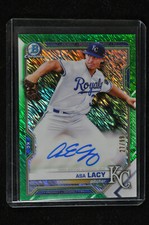 BB - 2021 - Bowman Chrome - Green Shimmer Refractor - Asa Lacy - 27/99 - CPA-AL