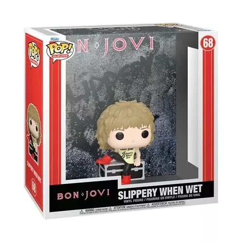 Bon Jovi Slippery When Wet Funko Pop! Album Figure with Case