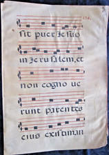 GRANDE PERGAMENA MUSICALE EPOCA '500