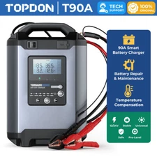 Topdon USA T90000 Professional-Grade Smart Charger - Battery Charger New