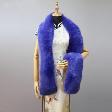 Ladies Large Faux Fur Shawl Scarf Wrap Cape Banquet Evening Party Plush Elegant