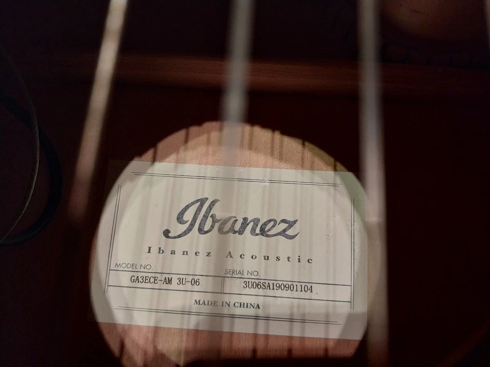 IBANEZ GA3ECE вырез классический корпус гитары AEQ2T предусилитель с бортовым тюнером - Изображение 2 из 4